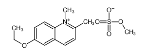 6-ethoxy-1,2-dimethylquinolin-1-ium,methyl sulfate 68516-69-8