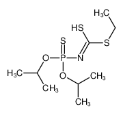ethyl N-di(propan-2-yloxy)phosphinothioylcarbamodithioate 84549-14-4