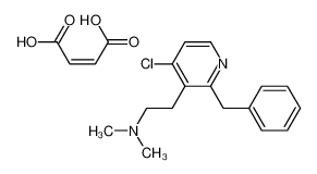 N,N-二甲基-γ-(4-氯苯基)-2-吡啶丙胺顺丁烯二酸盐