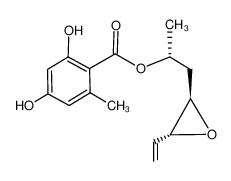 (R)-1-((2R,3R)-3-vinyloxiran-2-yl)propan-2-yl 2,4-dihydroxy-6-methylbenzoate 867367-94-0