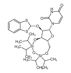 2'-O-(1,3-benzodithiol-2-yl)-3',5'-O-(1,1,3,3-tetraisopropyldisiloxane-1,3-diyl)uridine 86365-02-8