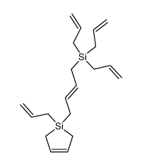 1-Allyl-1-((E)-4-triallylsilanyl-but-2-enyl)-2,5-dihydro-1H-silole 127597-64-2