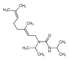 60441-44-3 1-[(2E)-3,7-dimethylocta-2,6-dienyl]-1,3-di(propan-2-yl)urea