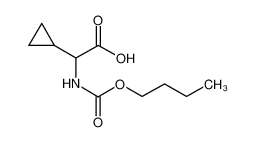 N-叔丁氧羰基-环丙基甘氨酸图片