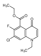 ethyl 7-chloro-1-ethyl-6-fluoro-4-oxoquinoline-5-carboxylate 70458-94-5