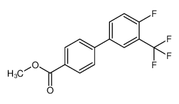 methyl 4-[4-fluoro-3-(trifluoromethyl)phenyl]benzoate 1365271-42-6