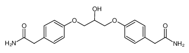 2-[4-[3-[4-(2-amino-2-oxoethyl)phenoxy]-2-hydroxypropoxy]phenyl]acetamide 141650-31-9