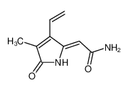 1451878-43-5 (Z)-2-(3-ethenyl-4-methyl-5-oxo-1,5-dihydro-2H-pyrrol-2-ylidene)ethanamide