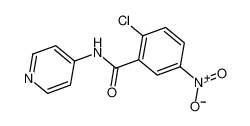 2-氯-5-硝基-N-4-吡啶基苯甲酰胺图片