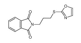 N-(3-oxazol-2-ylsulfanyl-propyl)-phthalimide 38585-54-5
