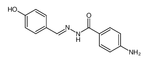 4-amino-benzoic acid-(4-hydroxy-benzylidenehydrazide) 97742-04-6
