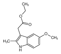 ethyl 2-(5-methoxy-2-methyl-1H-indol-3-yl)acetate 17536-38-8