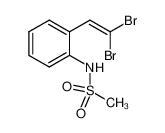 N-[2-(2,2-dibromoethenyl)phenyl]methanesulfonamide 1259577-20-2