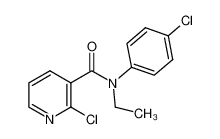 2-氯-N-(4-氯苯基)-N-乙基烟酰胺