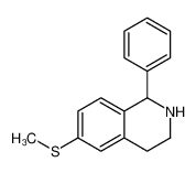 6-methylsulfanyl-1-phenyl-1,2,3,4-tetrahydroisoquinoline 90265-92-2