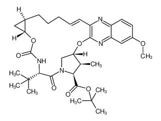 1535212-12-4 structure, C34H46N4O7