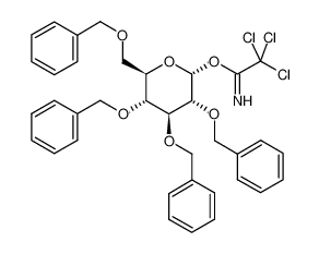 2,3,4,6-四-O-苯基-Alpha-D-吡喃葡萄糖基三氯乙酰亚氨酸