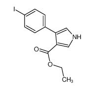 ethyl 4-(4-iodophenyl)-1H-pyrrole-3-carboxylate 238760-82-2