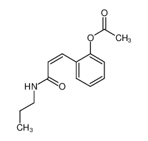 224432-90-0 2-<(Z)-3-(propylamino)-3-oxo-1-propenyl>phenyl acetate