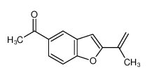 1-(2-prop-1-en-2-yl-1-benzofuran-5-yl)ethanone 3015-20-1