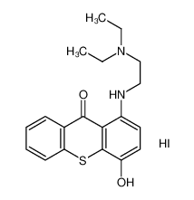1-[2-(diethylamino)ethylamino]-4-hydroxythioxanthen-9-one,hydroiodide 80568-61-2