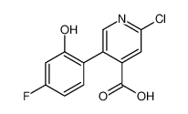 2-chloro-5-(4-fluoro-2-hydroxyphenyl)pyridine-4-carboxylic acid 1261930-99-7