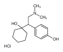 4-[2-(Dimethylamino)-1-(1-hydroxycyclohexyl)ethyl]phenol hydrochl oride (1:1) 300827-87-6