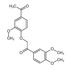 7249-35-6 2-(4-acetyl-2-methoxyphenoxy)-1-(3,4-dimethoxyphenyl)ethanone