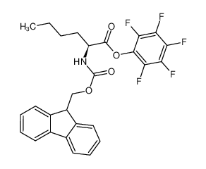 五氟苯基 N-[(9H-芴-9-基甲氧基)羰基]-L-正亮氨酸酯