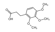 3-(2,3,4-trimethoxyphenyl)propanoic acid 33130-04-0