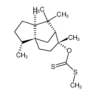 S-methyl O-((3R,3aS,6R,7R,8aS)-3,6,8,8-tetramethyloctahydro-1H-3a,7-methanoazulen-6-yl) carbonodithioate 35812-25-0