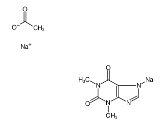 sodium,1,3-dimethyl-7H-purine-2,6-dione,acetate 8002-89-9