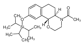 1-[(4aR,10bR)-2,3,4a,5,6,10b-六氢-9-(三异丙基硅氧基)-4H-萘并[1,2-b]-1,4-恶嗪-4-基]乙酮