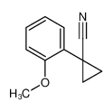 1-(2-methoxyphenyl)cyclopropane-1-carbonitrile 74204-96-9