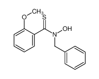 N-benzyl-N-hydroxy-2-methoxybenzenecarbothioamide 93979-07-8