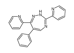 6-phenyl-3,7-dipyridin-2-yl-1H-1,2,4-triazepine
