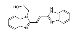 2-[2-[(E)-2-(1H-benzimidazol-2-yl)ethenyl]benzimidazol-1-yl]ethanol