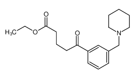 乙基5-氧代-5-[3-(1-哌啶基甲基)苯基]戊酸酯