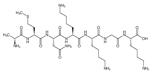L-Lysine, L-alanyl-L-methionyl-L-asparaginyl-L-lysyl-L-lysylglycyl-