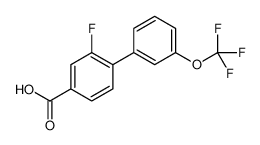3-fluoro-4-[3-(trifluoromethoxy)phenyl]benzoic acid 1261524-83-7
