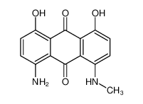 1-氨基-4,5-二羟基-8-(甲基氨基)蒽醌