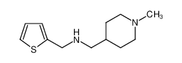 1-(1-methylpiperidin-4-yl)-N-(thiophen-2-ylmethyl)methanamine