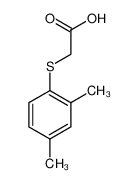 2-(2,4-dimethylphenyl)sulfanylacetic acid 75243-12-8