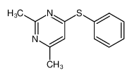 2,4-dimethyl-6-(phenylthio)pyrimidine 77752-56-8
