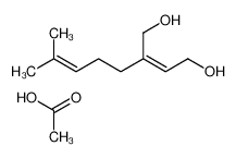 acetic acid,2-(4-methylpent-3-enyl)but-2-ene-1,4-diol 76480-90-5