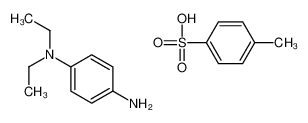 4-N,4-N-diethylbenzene-1,4-diamine,4-methylbenzenesulfonic acid 71130-49-9