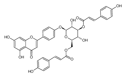 1198404-34-0 apigenin-4'-(3,6-di-O-(p-(E)-coumaroyl)-β-D-glucopyranoside)