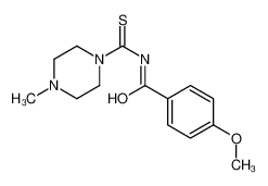 4-methoxy-N-(4-methylpiperazine-1-carbothioyl)benzamide 189452-07-1