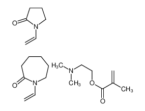 2-甲基-2-丙烯酸2-(二甲基氨基)乙酯聚合物与1-乙烯基六氢-2H-氮杂卓-2-酮和1-乙烯基-2-吡咯烷酮