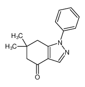 6,6-dimethyl-1-phenyl-5,7-dihydroindazol-4-one 43102-70-1